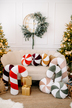Świąteczna poduszka dekoracyjna cukierek, drops (3)